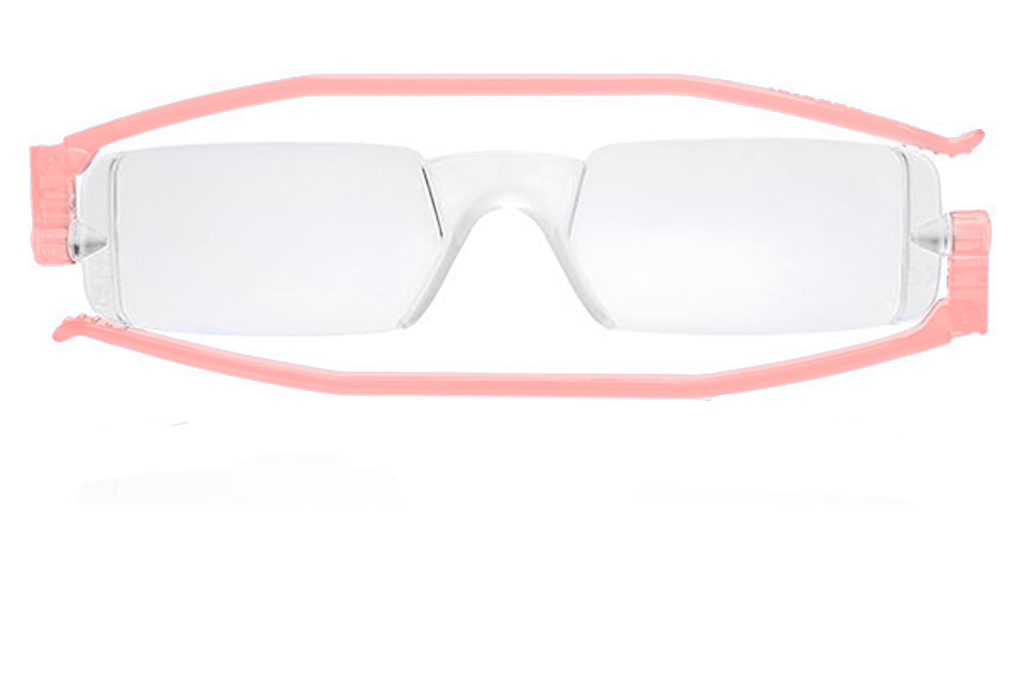 очки для зрения розовые